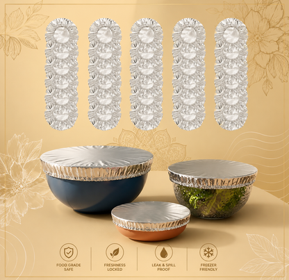 Reusable Aluminum Foil Food Cover