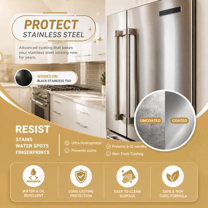 Home Multi-Surface Ceramic Coating Spray – Repels Water, Stains, Fingerprints & Grime