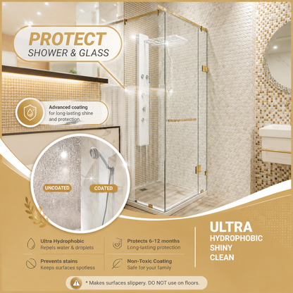 Home Multi-Surface Ceramic Coating Spray – Repels Water, Stains, Fingerprints & Grime